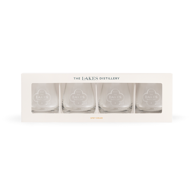 The Lakes Spey Dram Glasses (Set of 4) on a white background