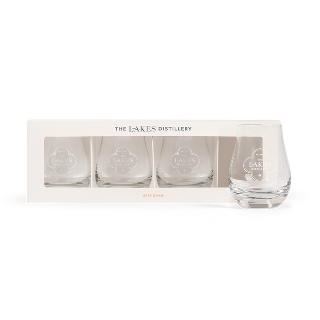 The Lakes Spey Dram Glasses (Set of 4) on a white background