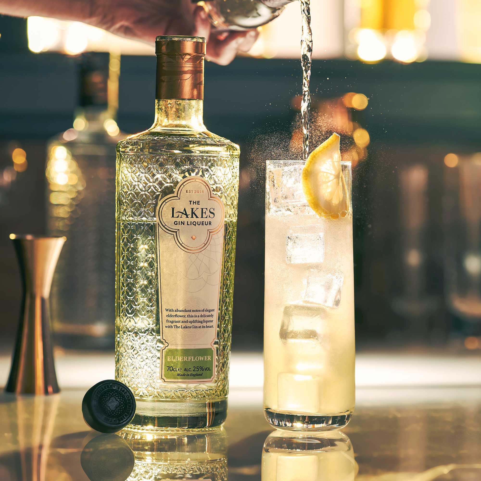 The Lakes Elderflower Gin Liqueur Elderflower Gin The Lakes Distillery
