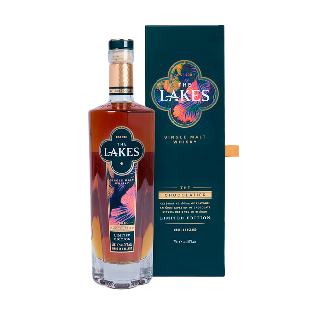The Lakes Distillery Chocolatier Single Malt Whisky with box