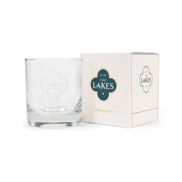 The Lakes Distillery Tumbler whisky glass with box